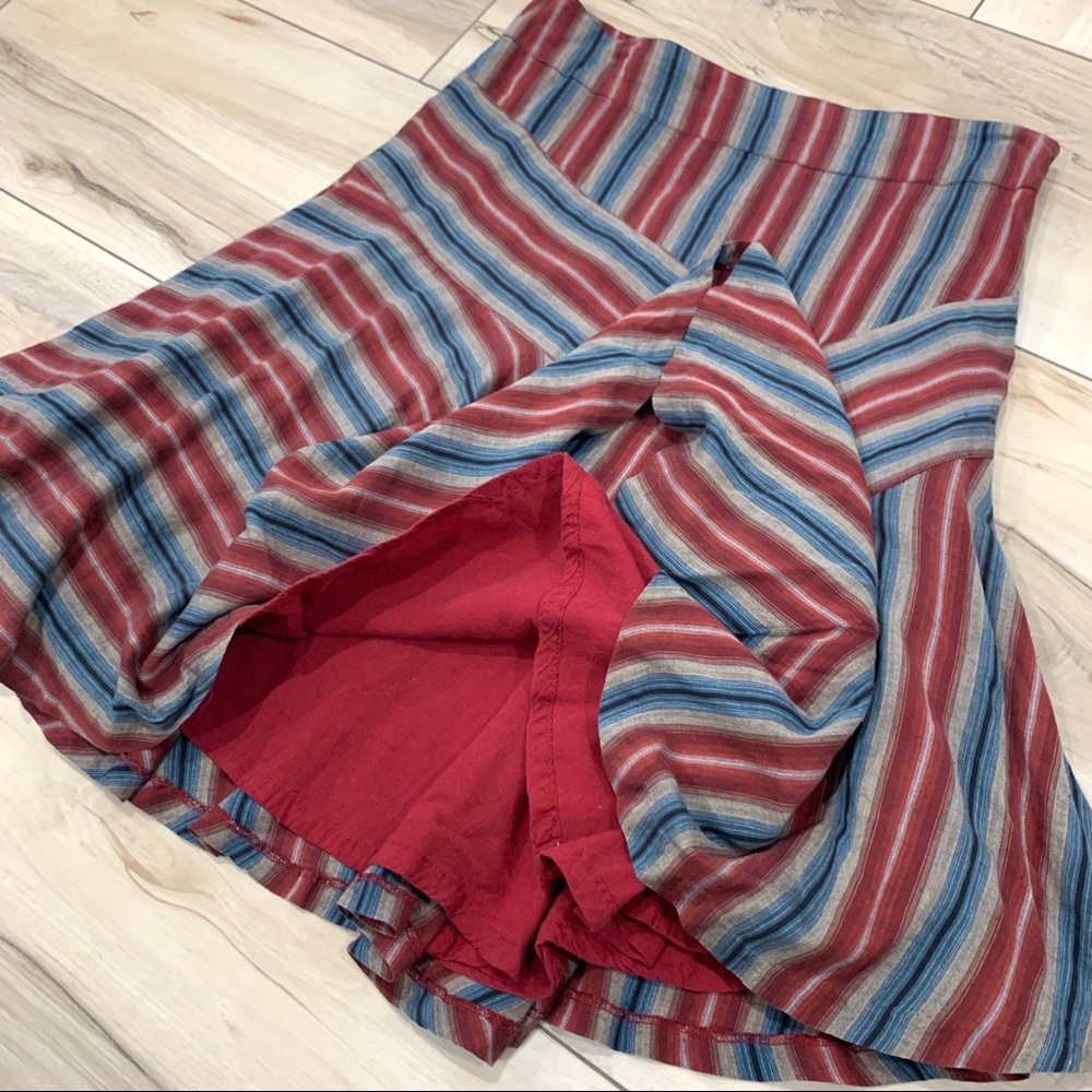 FRENCHI Striped Skirt - Picture 4 of 7